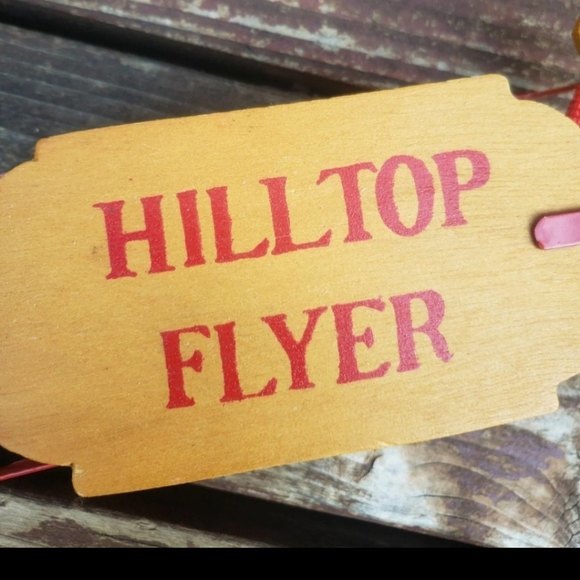 Vintage Hilltop Flyer Sled Christmas Ornament - Picture 5 of 10